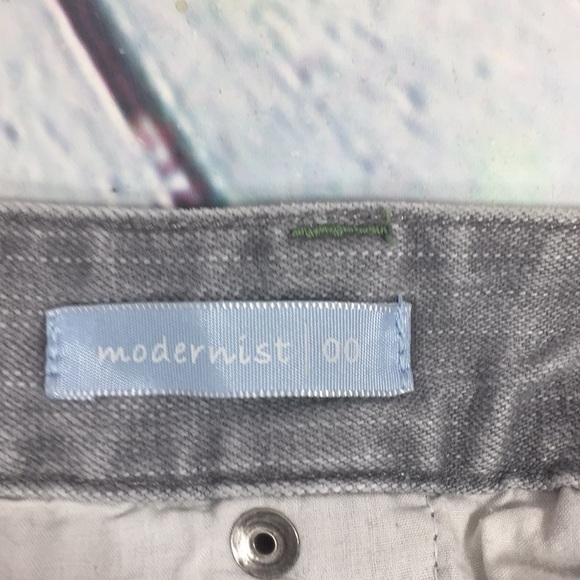 Sigrid Olsen Straight Leg Light Gray Jeans Size 10 - Picture 9 of 10